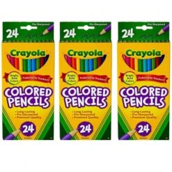 Crayola Colored Pencils, PK72, Material: Wood, Wax, Pigment