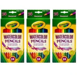 Crayola Watercolor Pencils, PK72, Recommended Age: 6+ Years
