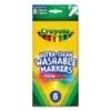 Crayola Ultra-Clean Washable Markers, Fine Bullet Tip, Classic Colors, PK8 -Crayola Sales Essendant20Inc CYO587809xx01xxe91924