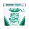 Crayola Ultra-Clean Washable Marker Classpack, Broad Bullet Tip, 8 Assorted Colors, PK192, 192PK