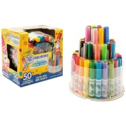Crayola Pip-Squeaks Telescoping Marker Tower, Med Bullet Tip, Assorted, PK50 -Crayola Sales Essendant20Inc CYO588750xx03xxfb2f60