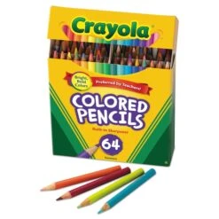 Crayola Short Colored Pencils, PK64 -Crayola Sales Essendant20Inc CYO683364xx02xx037478