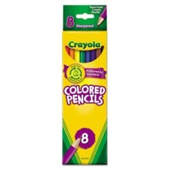 Crayola Color Pencil, Assorted, PK8