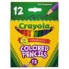 Crayola Color Pencil, Short Barrel, Assorted, PK12 -Crayola Sales Essendant20Inc CYO684112xx01xxd95f47