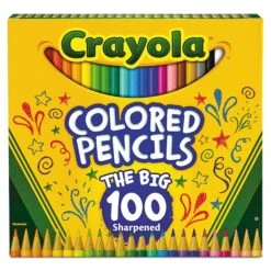 Crayola Pencil, Color, Ast, PK100