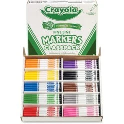 Crayola Marker, Classpk, Fnpt, PK200 -Crayola Sales Grainger 39a510cf9527cbcebaab46aa4d9c9b25xxc75252