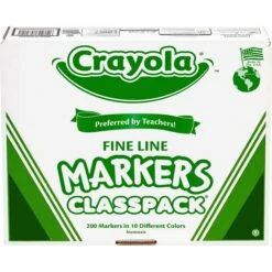 Crayola Marker, Classpk, Fnpt, PK200 -Crayola Sales Grainger 444cd623e5a6e6a3081c1fa08ed2b9fcxx277b74