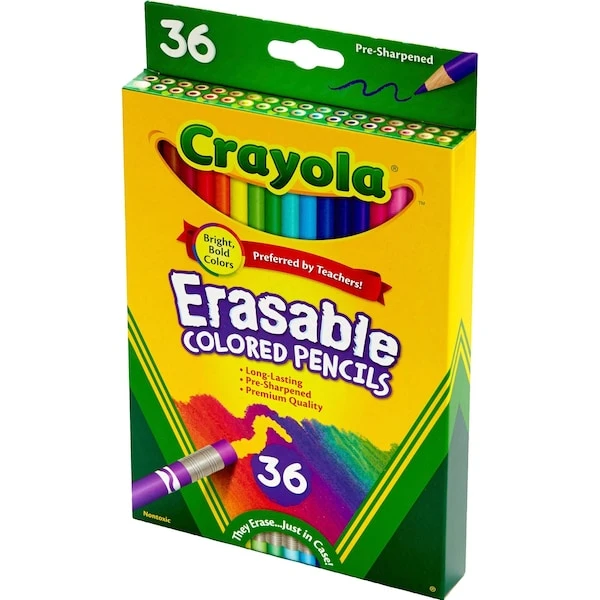 Crayola Pencil, Color, Erasable, PK36 6 Crayola Pencil, Color, Erasable, PK36 - Image 4