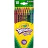 Crayola Pencils, Color, Twistable, Nontoxic, 18/ST, Assorted PK