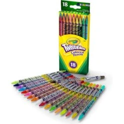 Crayola Pencils, Color, Twistable, Nontoxic, 18/ST, Assorted PK -Crayola Sales S.P.20Richards20Company 77758e925ac6d5f27814dd8bedf599e9xx50e1a7