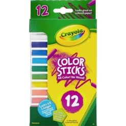Crayola Colored Pencils, Woodless, Nontoxic, 12/ST, Assorted PK