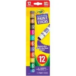 Crayola Project Quick-Dry Paint Sticks