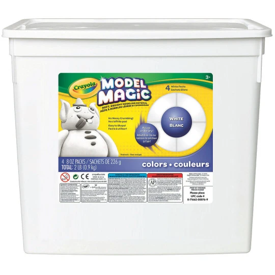 Crayola Model Magic Modeling Compound 2-lbs. - White, Price/each 3 Crayola Model Magic Modeling Compound 2-lbs. - White, Price/each