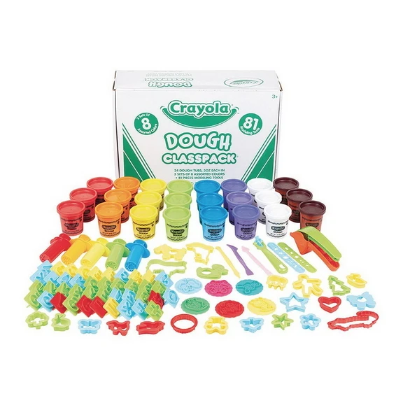 Crayola Dough & Tools Classpack, 3 Oz., Price/Pack 3 Crayola Dough & Tools Classpack, 3 Oz., Price/Pack