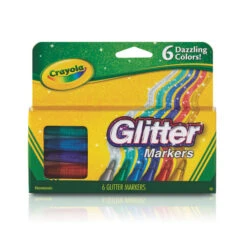 Crayola Glitter Specialty Markers, Price/Pack Of 6