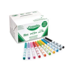 Crayola Fineline Fabric Markers Classpack, Price/80 /Pack
