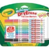Crayola Washable Dry Erase Fine Line Markers, Price/Set Of 12 2 Crayola Washable Dry Erase Fine Line Markers, Price/Set Of 12 -Crayola Sales SSW SC1232 576 576
