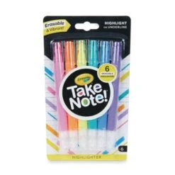 Crayola Sales 5 Crayola Take Note! Erasable Highlighters, Price/Pack Of 6