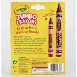 Crayola Jumbo Crayons, Price/Box Of 16 -Crayola Sales SSW SC1309 1 576 576
