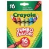 Crayola Jumbo Crayons, Price/Box Of 16 -Crayola Sales SSW SC1309 576 576