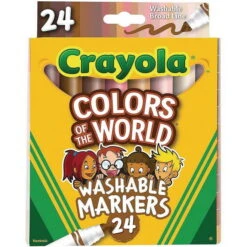 Crayola SC1360 Crayola® Colors Of The World Markers (Pack Of 24), Price/Pack Of 24