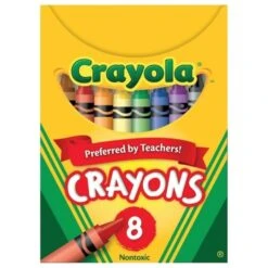 Crayola Regular Size Crayons, Box Of 8, Price/12 /Pack