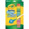 Crayola Super Tips Washable Markers, Price/50 /Pack 2 Crayola Super Tips Washable Markers, Price/50 /Pack -Crayola Sales SSW SC938 576 576