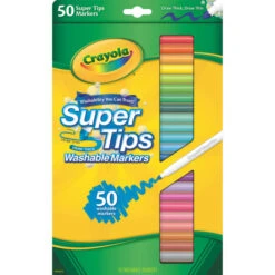 Crayola Super Tips Washable Markers, Price/50 /Pack