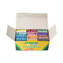 Crayola CYO510400 Colored Drawing Chalk, Six Each Of 24 Assorted Colors, 144 Sticks/set, Price/ST -Crayola Sales USS CYO510400 2 576 576