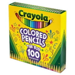 Crayola CYO688100 Long-Length Colored Pencil Set, 3.3 Mm, 2B (#1), Assorted Lead/Barrel Colors, 100/Pack, Price/ST 8 Crayola CYO688100 Long-Length Colored Pencil Set, 3.3 Mm, 2B (#1), Assorted Lead/Barrel Colors, 100/Pack, Price/ST -Crayola Sales USS CYO688100 2 576 576