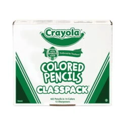 Crayola CYO688462 Colored Woodcase Pencil Classpack, 3.3 Mm, 14 Assorted Color Sets/box, Price/BX