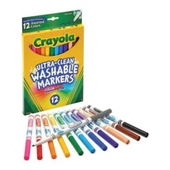 Crayola Marker, Finetip, Wshble, PK12