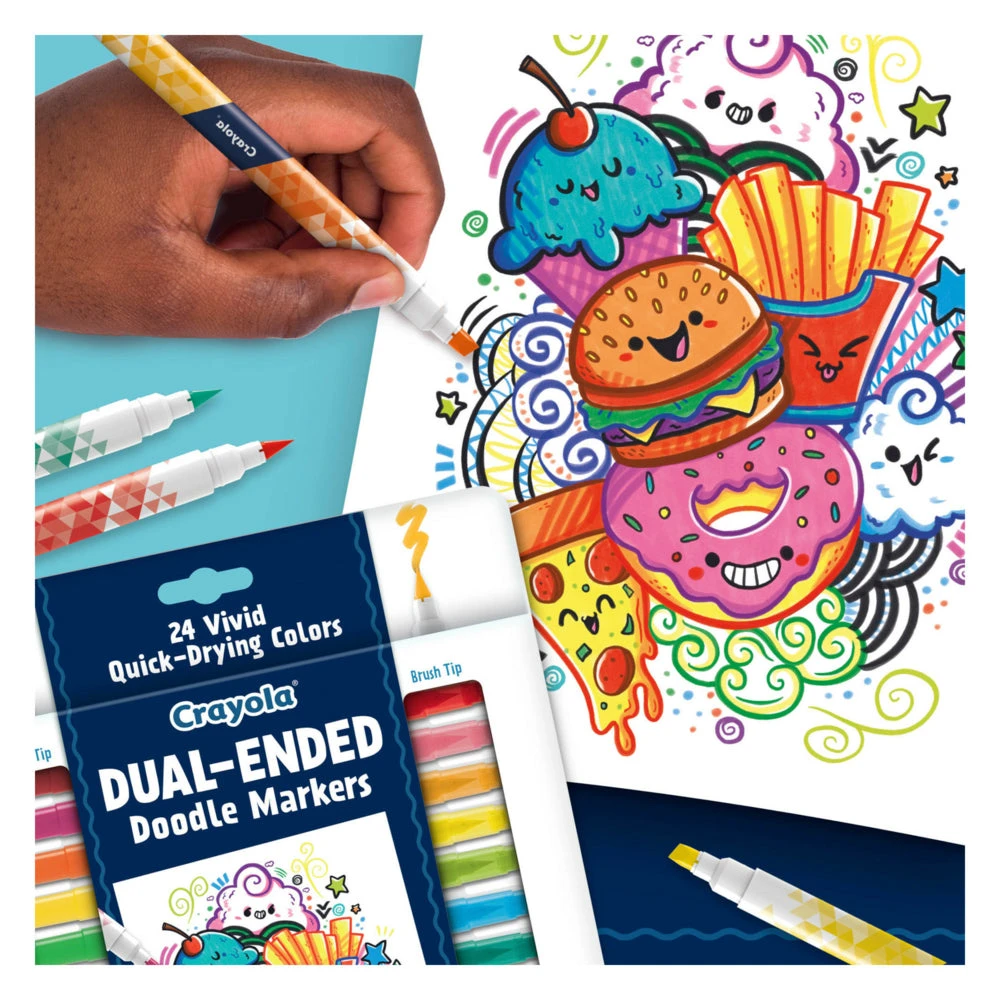 Crayola Dual-Ended Doodle Markers - 12 Pack 8 Crayola Dual-Ended Doodle Markers - 12 Pack - Image 6