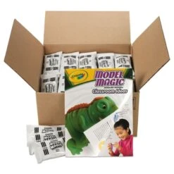 Crayola Model Magic Modeling Compound,1 Oz Packs, 75 Packs, White, 6 Lbs 13 Oz