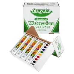 Crayola Watercolors, 8 Assorted Colors, Palette Tray, 36/Carton -Crayola Sales aeb256388075b5fb3593a6ec1d7532b49e