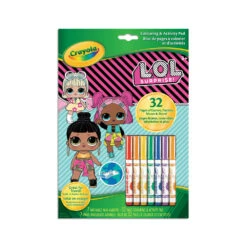 Crayola Colouring & Activity Pad With Markers - L.O.L. Surprise!