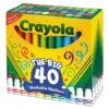 Crayola Ultra-Clean Washable Markers, Broad Bullet Tip, Assorted Colors, 40/Set -Crayola Sales b7560e8384062c35f59d97a94727416f17