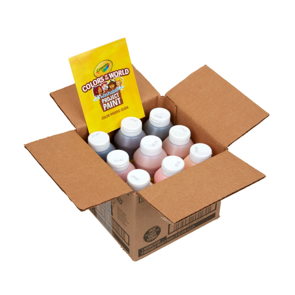 Crayola Colours Of The World Washable Paint - 8 Oz - 9 Pack 5 Crayola Colours Of The World Washable Paint - 8 Oz - 9 Pack - Image 3