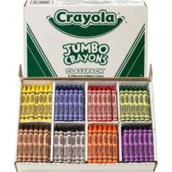 Crayola Jumbo Classpack Crayons, 25 Each Of 8 Colors, 200/Set 14 Crayola Jumbo Classpack Crayons, 25 Each Of 8 Colors, 200/Set -Crayola Sales c1ed113b19c0e3b074593c3f1d6858bdc4