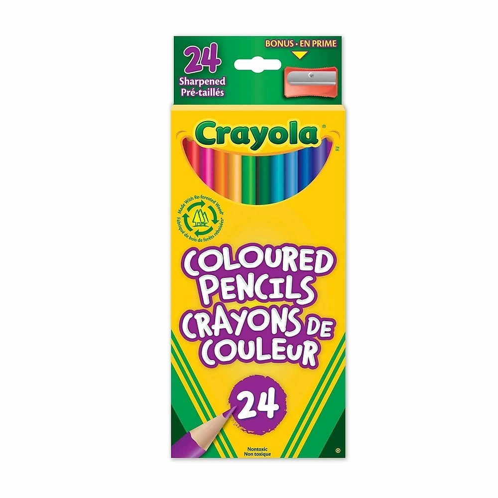 Crayola Coloured Pencils - 24 Pack 3 Crayola Coloured Pencils - 24 Pack