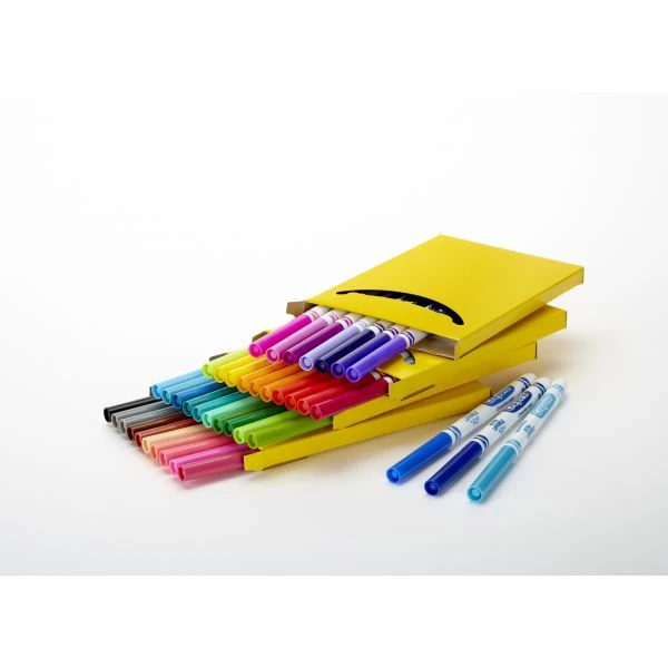 Crayola Ultra-Clean Washable Markers, Fine Bullet Tip, Assorted Colors, 40/Set 7 Crayola Ultra-Clean Washable Markers, Fine Bullet Tip, Assorted Colors, 40/Set - Image 5