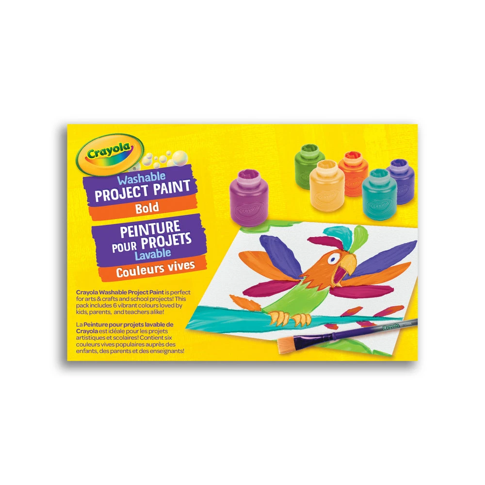 Crayola Washable Project Paint - 6 Assorted Colours 5 Crayola Washable Project Paint - 6 Assorted Colours - Image 3