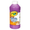 Crayola Washable Finger Paint Violet 16 Oz, 3 Pack (BIN131640)