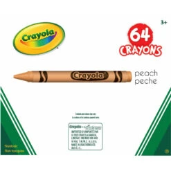 Crayola Crayons - Peach - 64 Pack