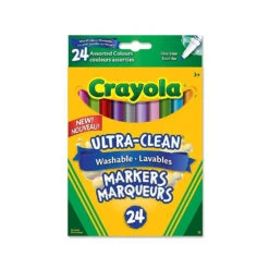 Crayola Colossal Washable Markers Collection - Fine Tip - 24 Pack