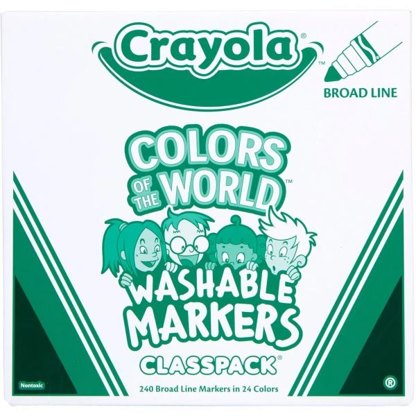 Crayola Multicultural Colors Washable Markers 10 Crayola Multicultural Colors Washable Markers - Image 8