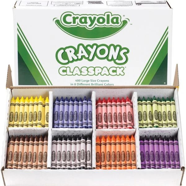 Crayola Classpack Large Size Crayons, 50 Each Of 8 Colors, 400/Box 6 Crayola Classpack Large Size Crayons, 50 Each Of 8 Colors, 400/Box - Image 4