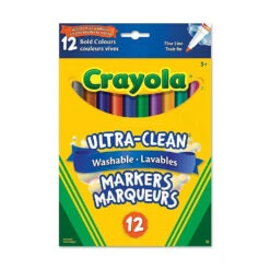 Crayola Thin Tip Washable Markers - 12 Pack