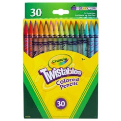 Crayola Twistables Coloured Pencils - 2 Packs Of 30 Pencils