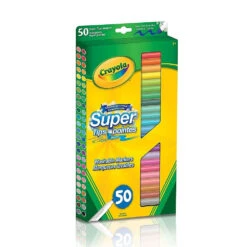 Crayola Washable Super Tips Markers, 50 Pack